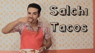 SALCHI TACOS Receta más fácil del mundo [upl. by Alair]