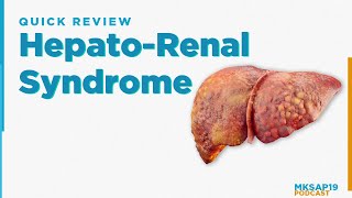 HepatoRenal Syndrome  A Quick Overview [upl. by Natsrik332]