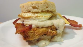 Country Fried Chicken Biscuit [upl. by Evilo514]