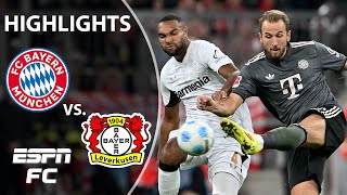 🚨 OKTOBERFEST SHOWDOWN 🚨 Bayern Munich vs Bayer Leverkusen  Bundesliga Highlights  ESPN FC [upl. by Nonaihr]