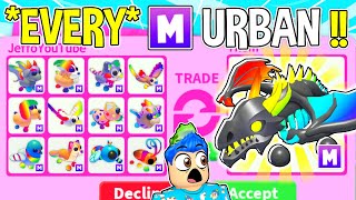 I Traded EVERY MEGA NEON Urban Egg Pet In Adopt Me  Roblox Adopt Me Trading Proofs COMPILATION [upl. by Eninaej]