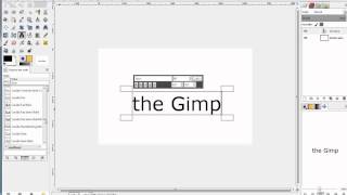 Outil texte de Gimp [upl. by Drehcir735]