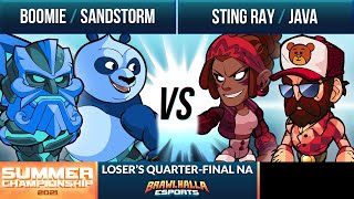 Boomie amp Sandstorm vs Sting Ray amp Java  Losers QuarterFinal  Summer Championship 2021  NA 2v2 [upl. by Aseret858]