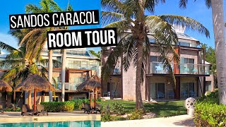 Hotel Sandos Caracol Eco Resort Playa del Carmen Mexico Walk Tour  Walkthrough  2021 [upl. by Leugar]