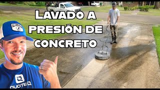 Cómo Lavar a Presión el Concreto ¿Pretratamiento Postratamiento o Sin Tratamiento [upl. by Farny]