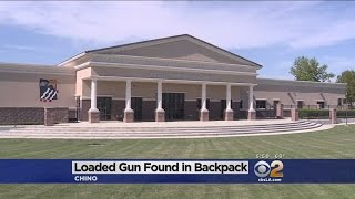 Parents Upset After Student Is Found With Loaded Gun At School In Chino [upl. by Platon402]