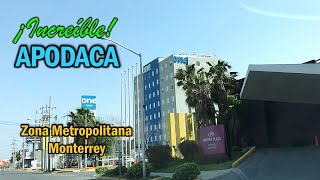 ¡INCREÍBLE transformación urbana de APODACA Nuevo León 🏭 🏢 [upl. by Oshinski]