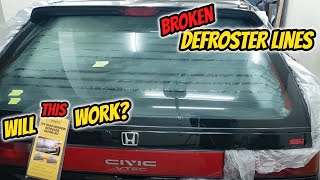 🔎How To Find amp Repair BROKEN REAR DEFROSTER LINES🔍 [upl. by Power]