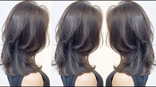 Creative Long Layered Mullet Haircut Tutorial with Fringe Bangs  Layered Cutting Techniques [upl. by Apollo]