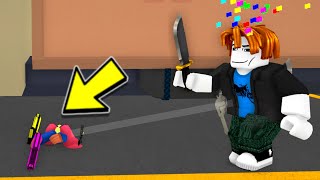 I Became The WORLDS SMALLEST AVATAR in Roblox Murder Mystery 2 [upl. by Ynoffit629]