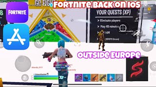 How To Download Fortnite On iOS  OUTSIDE EU tutorial 2024 NO PC  NO JAILBREAK IPADIPHONE [upl. by Ahsirtap]