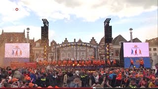 Koningsdag 2015 deel 4 Dordrecht  muziek  afsluiting [upl. by Lanny479]