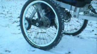 Mountain Trike  Off Road Wheelchair On Snow [upl. by Mariande]