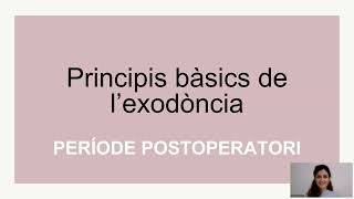 Principios básicos de la exodoncia Periodo postoperatorio [upl. by Emmalynne]