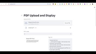 Python 3 Streamlit Web App to Extract Text From PDF Document Using Poppler Library in Browser [upl. by Sergio]