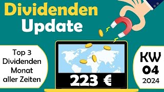 220 € Dividenden netto im Januar  DividendenUpdate  Dividendenstrategie [upl. by Odelinda919]