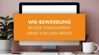 WGBewerbung besser formulieren Lerne von den Profis [upl. by Braden]