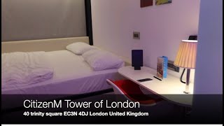 HOTEL TOUR 62 CitizenM Tower London United Kingdom [upl. by Melvin]