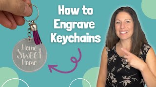 Engraving Acrylic Keychains with Perfect Alignment with the Cricut Maker [upl. by Elliott]