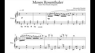 Alexandre Desplat–The French Dispatch–Moses Rosenthaler Transcription [upl. by Nimocks541]