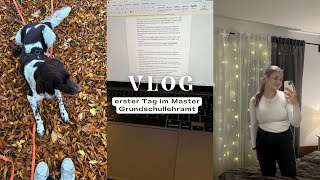 Erster Tag im Master Grundschullehramt  Vlog leafnfk [upl. by Tabitha711]