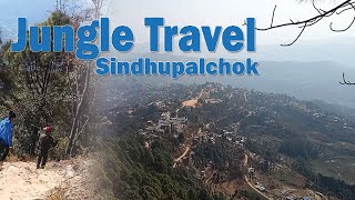 Jungle Travel by walking in my Home District Sindhupalchok [upl. by Anehsak359]