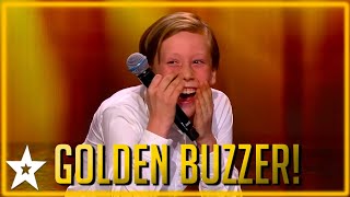 Young Singer Wins the GOLDEN BUZZER on Swedens Got Talent With an INCREDIBLE Adele Cover [upl. by Rae673]