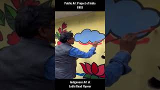 Public Art Project of India PARI Indigenous Art by Pronobes Karmakar [upl. by Aisanahta]