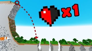 ¿PUEDES HACER ESTO CON SOLO MEDIO CORAZÓN 💔MINECRAFT PARKOUR C MANUCRAFT ELTROLLINO Y TIMBAVK [upl. by Sarah]