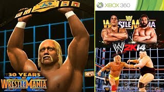 Hulkamania Is Running Wild  WWE WrestleMania 1 amp 2 WWE 2K14 [upl. by Holey]