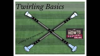 Basic Swing Series  Novice Baton Twirling Combinations  How to Twirl a Baton  Twirling Tutorial [upl. by Carlile]