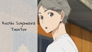 Koushi Sugawara Twixtor  HD [upl. by Lyford]