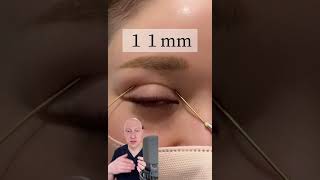 Double Eyelid Surgery Measurements  Doctor Reacts [upl. by Wager]