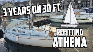 Sail Life  3 years as a liveaboard on 30 ft amp winter projects  DIY sailboat repair [upl. by Latreshia]