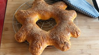 Stella di Pane di semola di rimacina con lievito Madre troppo buono [upl. by Nosnhoj]