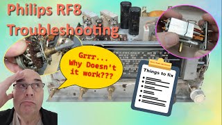 Troubleshooting a Philips RF8 radio  Lets find out why it doesnt work [upl. by Nixie]