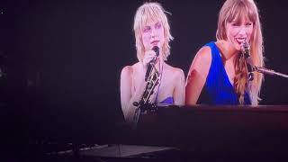 Taylor swift and Hayley William  Collaboration The Eras Tour 2024  Wembley 22nd June 2024 [upl. by Lebana326]