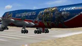 Flight Simulator Boeing 747400 quotTransformerquot  laservirtual [upl. by Kinom409]