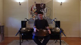 3rd Generation Handpan 10 Notes Volcano  D Minor  This handpan music is performed by Sam Maher [upl. by Ayit327]