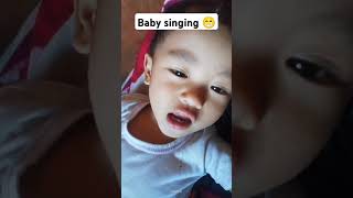 baby singing 😂 [upl. by Ileana]