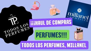 Haul Todos Los Perfumes  Millanel  Sorteo Vigente [upl. by Zamir]