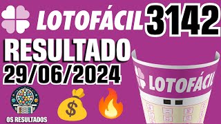 🍀 Resultado Lotofácil 3142  confira a lotofacil de hoje 2906 [upl. by Gemini]