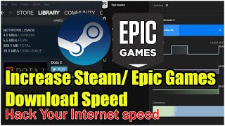 Increase Steam Epic Games Download Speed  Hack Your Internet speed  Bypass BDIX Speed Bangla [upl. by Abelard]