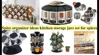 spice organizer ideas  kitchen storage jars set for spices  kitchen spice organizer Amazon India [upl. by Cahra]