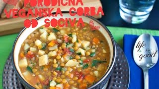 PORODICNA VEGANSKA CORBA OD SOCIVA [upl. by Huggins]