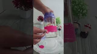 Look at the output of my art shorts art painting glassbottledecoration flowerpot [upl. by Kristos986]