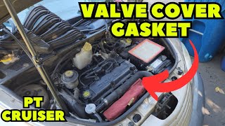 Easy valve cover gasket replacement on a pt cruiser [upl. by Oremor]