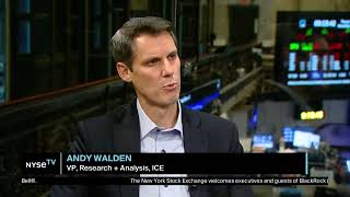 Andy Walden VP Research and Analysis at ICE Joins NYSE TV Live [upl. by Arndt]