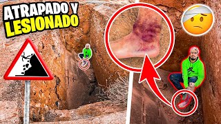 CAÍDA en un AGUJERO⚠️LESIONADO y ATRAPADO  Parkour Vlog [upl. by Irena]