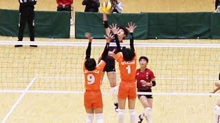 京都橘高校 vs 北嵯峨高校 第3セット  バレーボール女子 京都府決勝【京都予選・2020春高バレー 第72回全日本バレーボール高校選手権】 [upl. by Nylidam315]